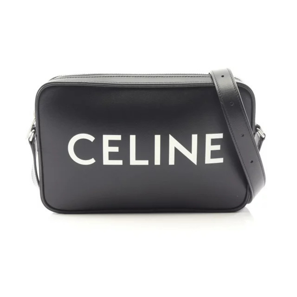 Celine Messenger Leather Black Bag Shoulder - Picture 2 of 7
